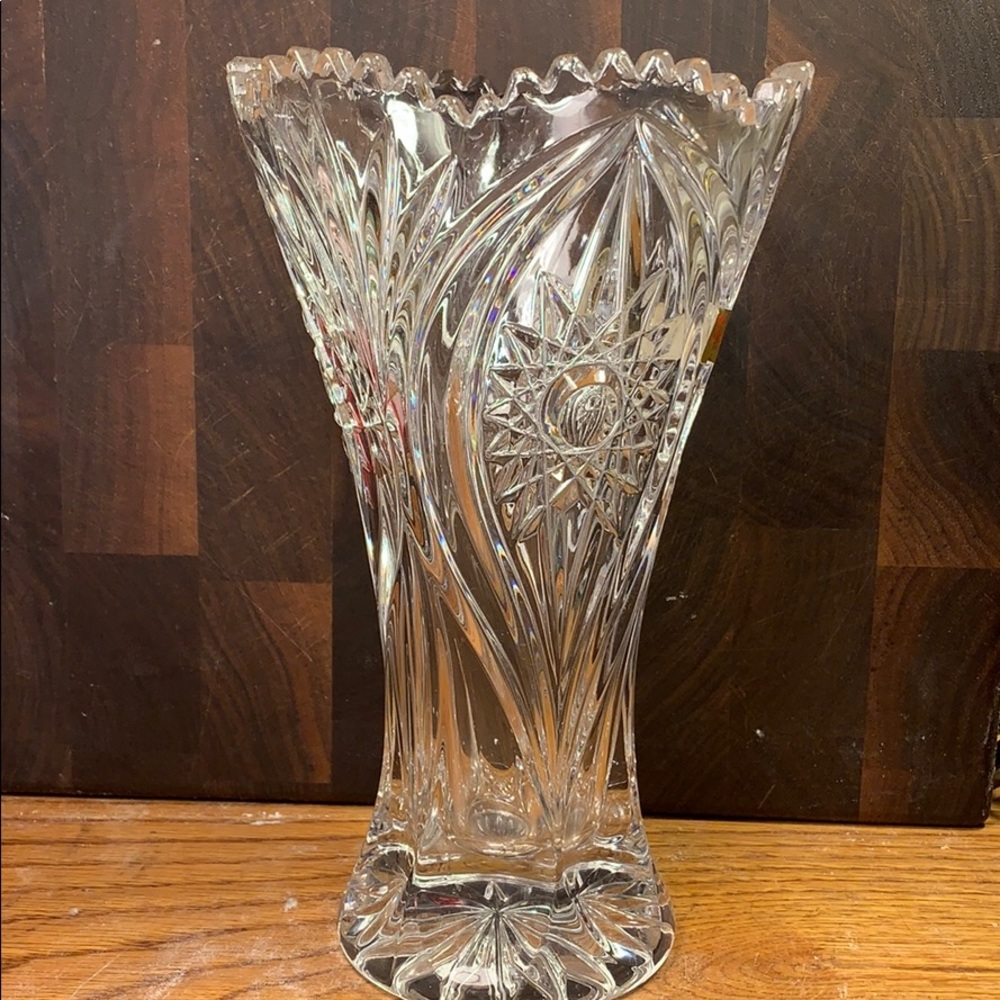 Nachtmann crystal lead vase made in Germany 21cm